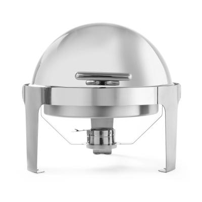 Roll-top Chafing - kulatý, HENDI, 5,6L, 510x540x(H)480mm | 470312